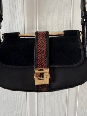 Radley London Black Bag with Adjustable Strap + Dust Bag